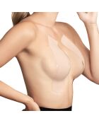 Beige zelfklevende rol van 5 m