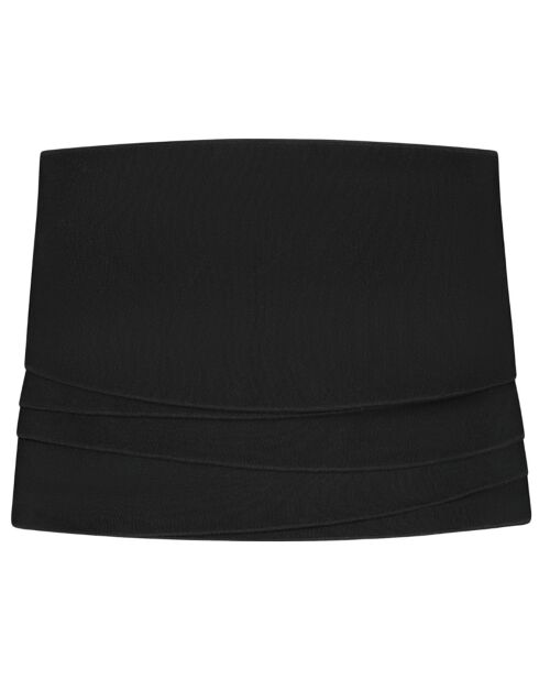 Zwarte oprolbare mantelriem