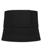 Zwarte oprolbare mantelriem