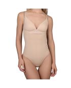 Body Soft touch Open Bust beige