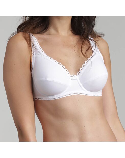 Soutien-gorge avec armatures Coeur Croisé blanc