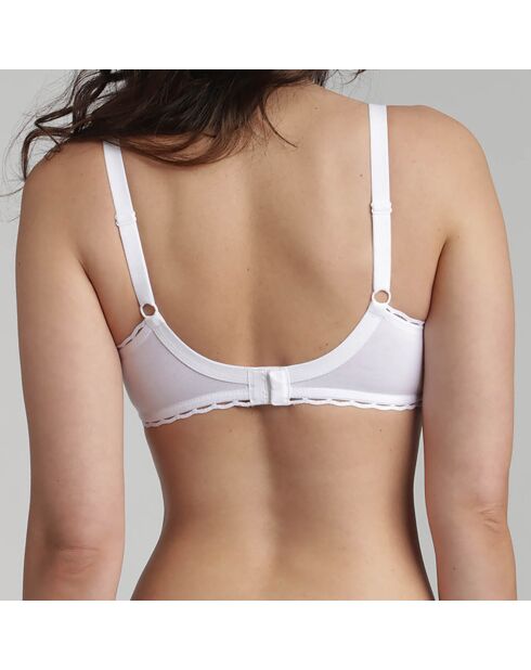 Soutien-gorge avec armatures Coeur Croisé blanc