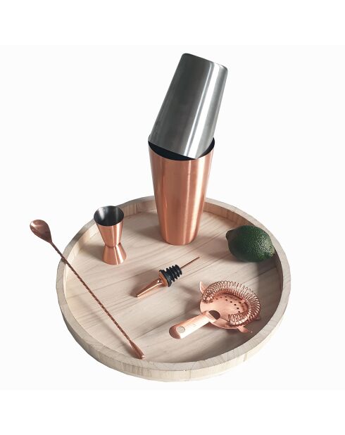 Shaker Moove cuivré/argenté - 500/700 ml