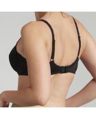 Soutien-gorge balconnet Flower Elegance noir