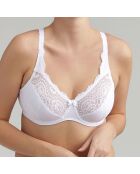 Reggiseno a incastro bianco Flower Elegance