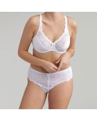 Reggiseno a incastro bianco Flower Elegance