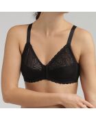 Soutien-gorge ouverture devant sans armatures Ideal Posture noir
