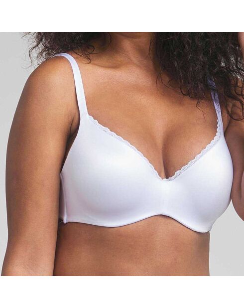 Soutien-gorge coque amovibles armatures 24H Soft Absolu blanc