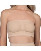 Beiges Soft-Touch-Stirnband