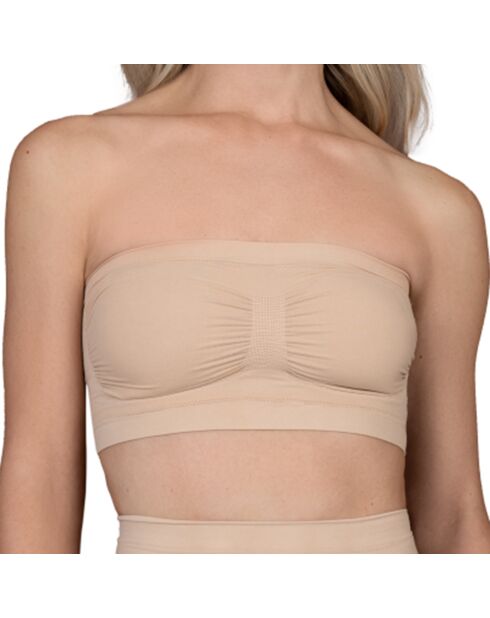 Zacht aanvoelende beige hoofdband