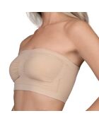 Beiges Soft-Touch-Stirnband