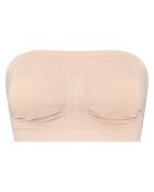 Beiges Soft-Touch-Stirnband