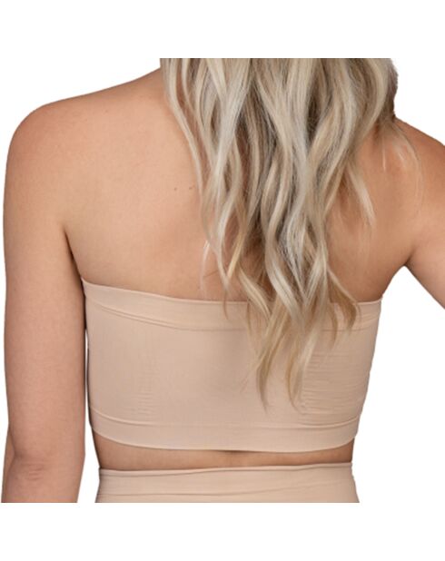 Zacht aanvoelende beige hoofdband