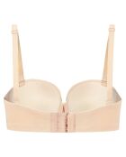 Reggiseno senza spalline beige
