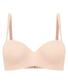 Reggiseno senza spalline beige
