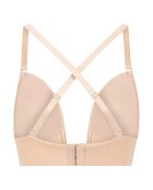 Soutien-gorge plongeant beige