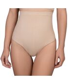 String taille haute Soft touch beige