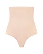 String taille haute Soft touch beige