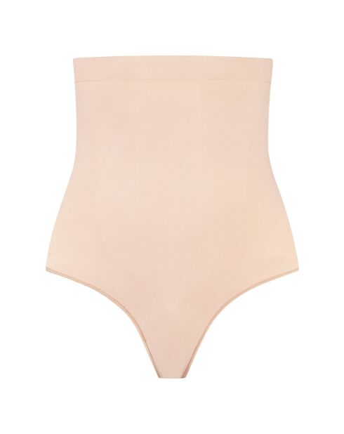 String taille haute Soft touch beige