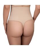 String taille haute Soft touch beige