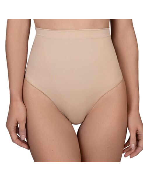 Mutandine a vita alta beige morbide al tatto