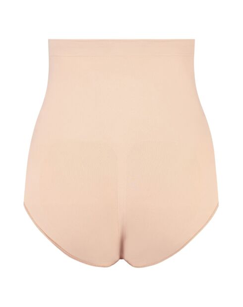 Beiges, weiches Höschen mit hoher Taille