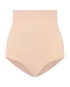 Beiges, weiches Höschen mit hoher Taille