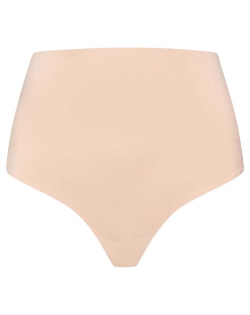 String taille haute Waist control beige