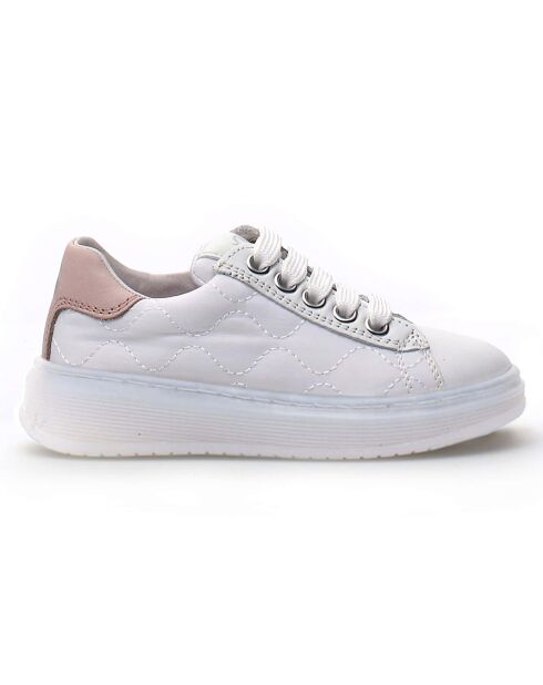 Witte, roze/groene sneakers van Meria