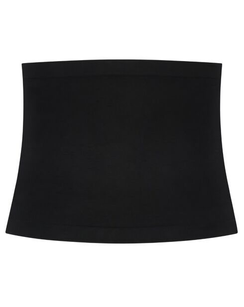 Zacht aanvoelende zwarte ommantelriem