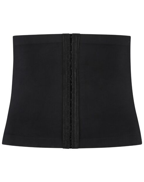 Zacht aanvoelende zwarte ommantelriem