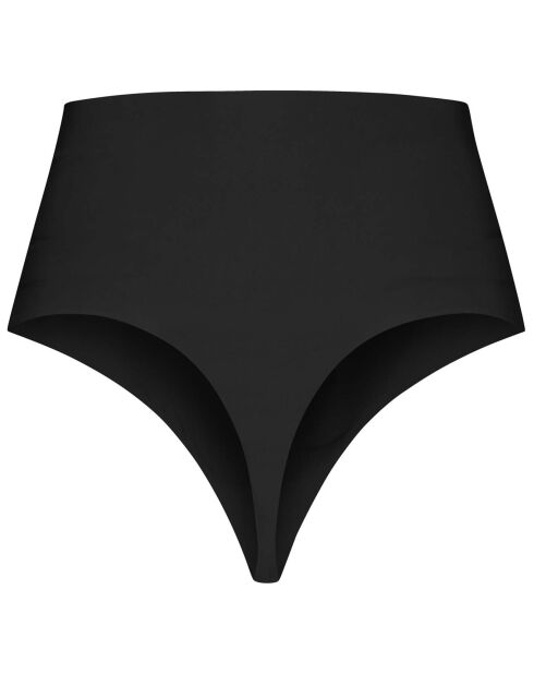 String taille haute Waist control noir
