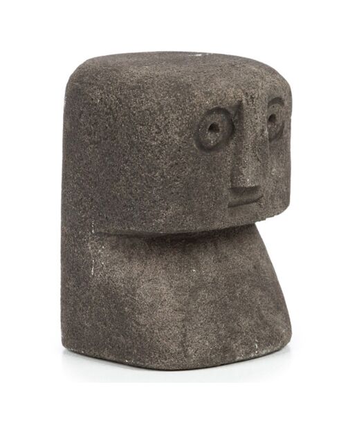 Statue en pierre Sumba grise -  5x5x7 cm