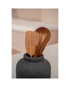 Spatule en teck naturel -  28x6x1 cm