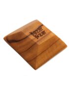 Bol carré en teck naturel -  6x6x2 cm
