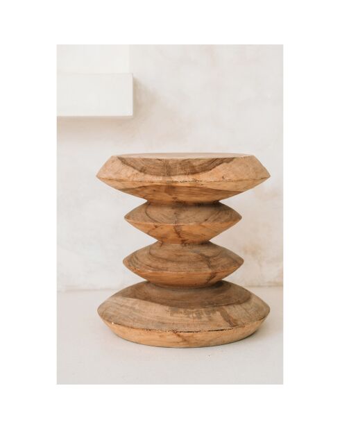 Tabouret Simi naturel -  D.40 cm