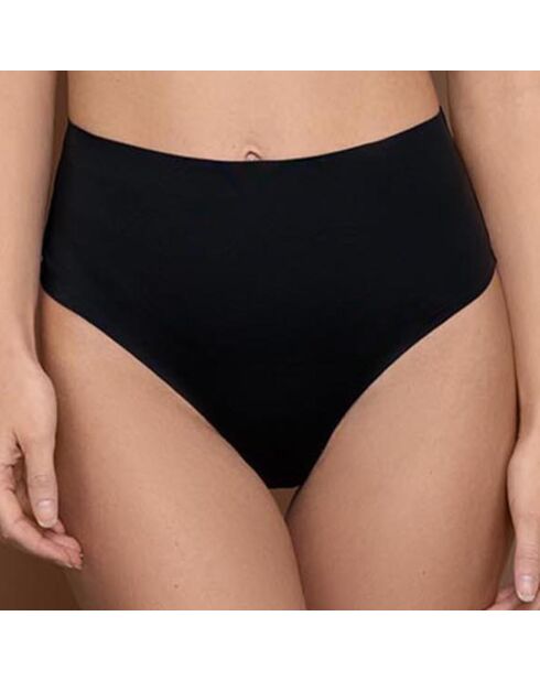 String mi-haut invisible noir