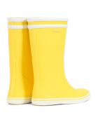 Bottes de pluie High Cut Malouine Bt jaune/blanc