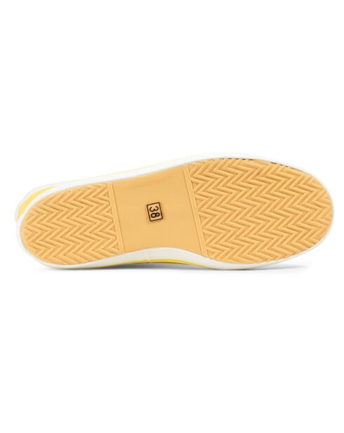 Bottes de pluie High Cut Malouine Bt jaune/blanc