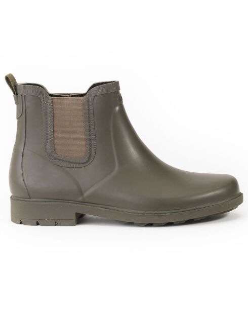 Chelsea boots Carville marron/kaki