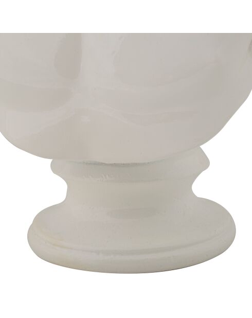 Scultura centurione bianca - 18,2x12,8x25 cm