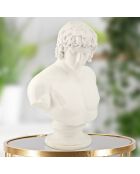 Sculpture centurion blanche - 18.2x12.8x25 cm