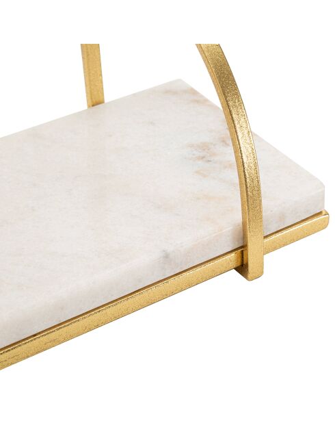 Wandplank van goudmarmer - 40x16x18 cm