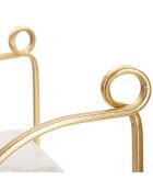 Wandplank van goudmarmer - 40x16x18 cm