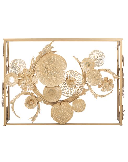 Console glam univers dorée - 114x40.5x80 cm