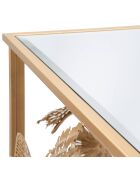 Console glam univers dorée - 114x40.5x80 cm