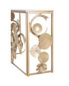 Console glam univers dorée - 114x40.5x80 cm