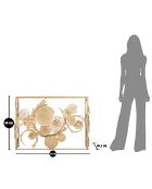 Console glam univers dorée - 114x40.5x80 cm
