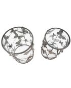 2 Tables papillons noires