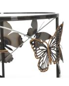 2 Tables papillons noires